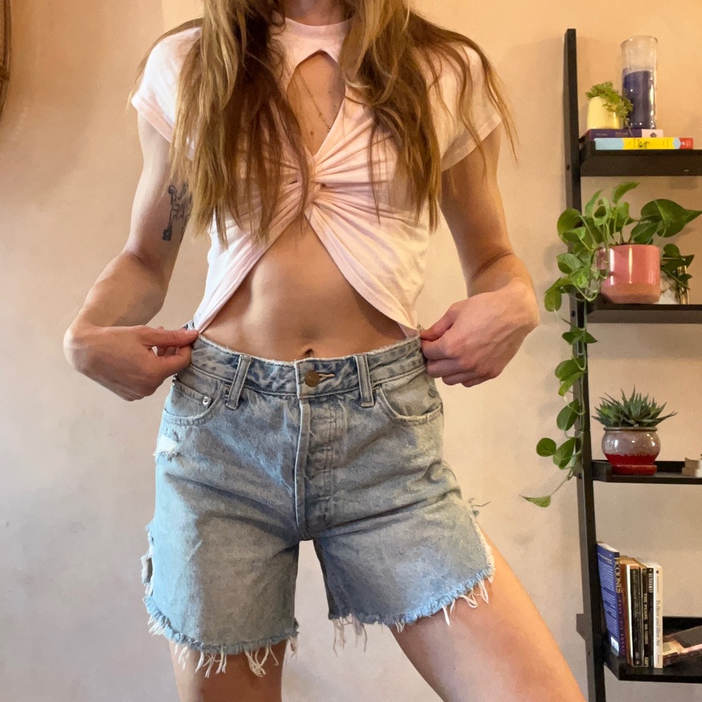 Cutoff Button Fly Shorts from Free People